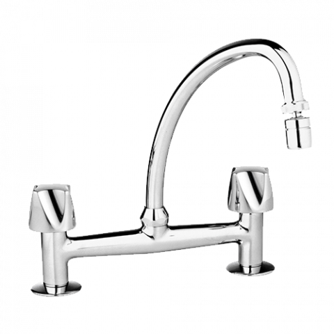 Misturador com Tubo Alto Móvel para Cozinha