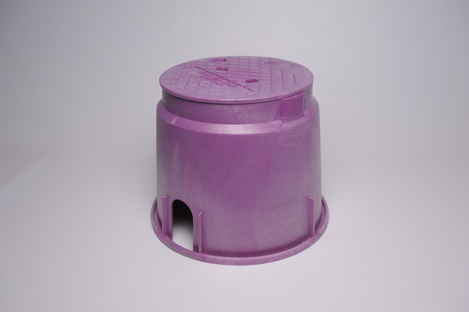 Round Valve Box (10") Purple / Purple