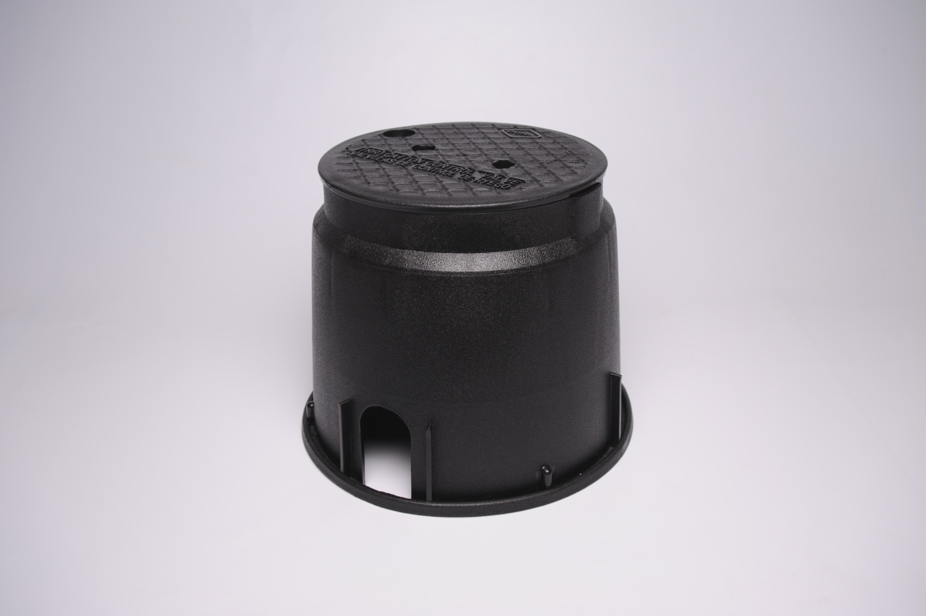 Round Valve Box (10") Black / Black