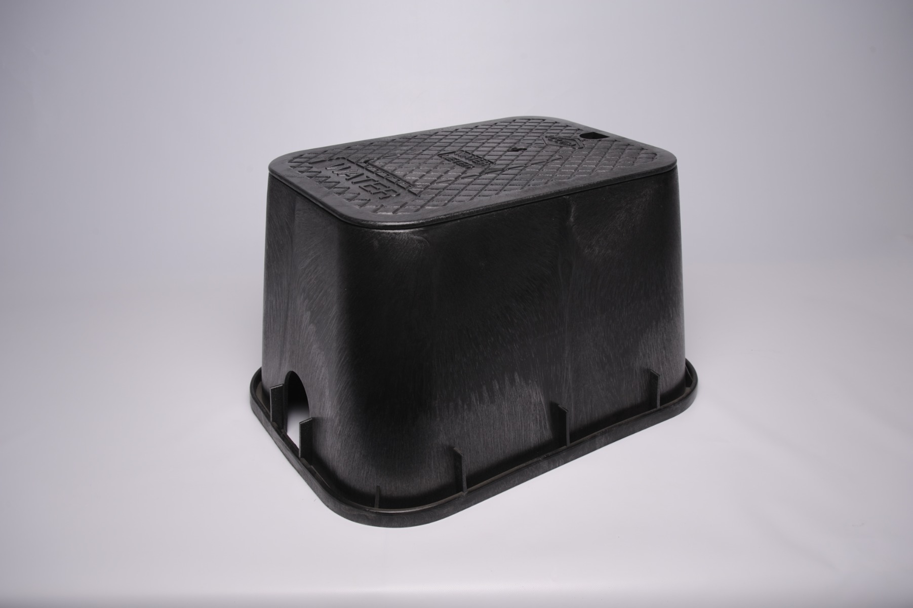 Rect. Meter Box (12X17X12") Black / Black - Meter Reader Box