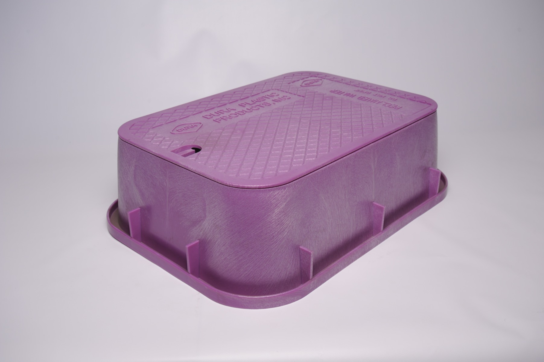 Rect. Valve Box (15X21X6") Purple / Purple