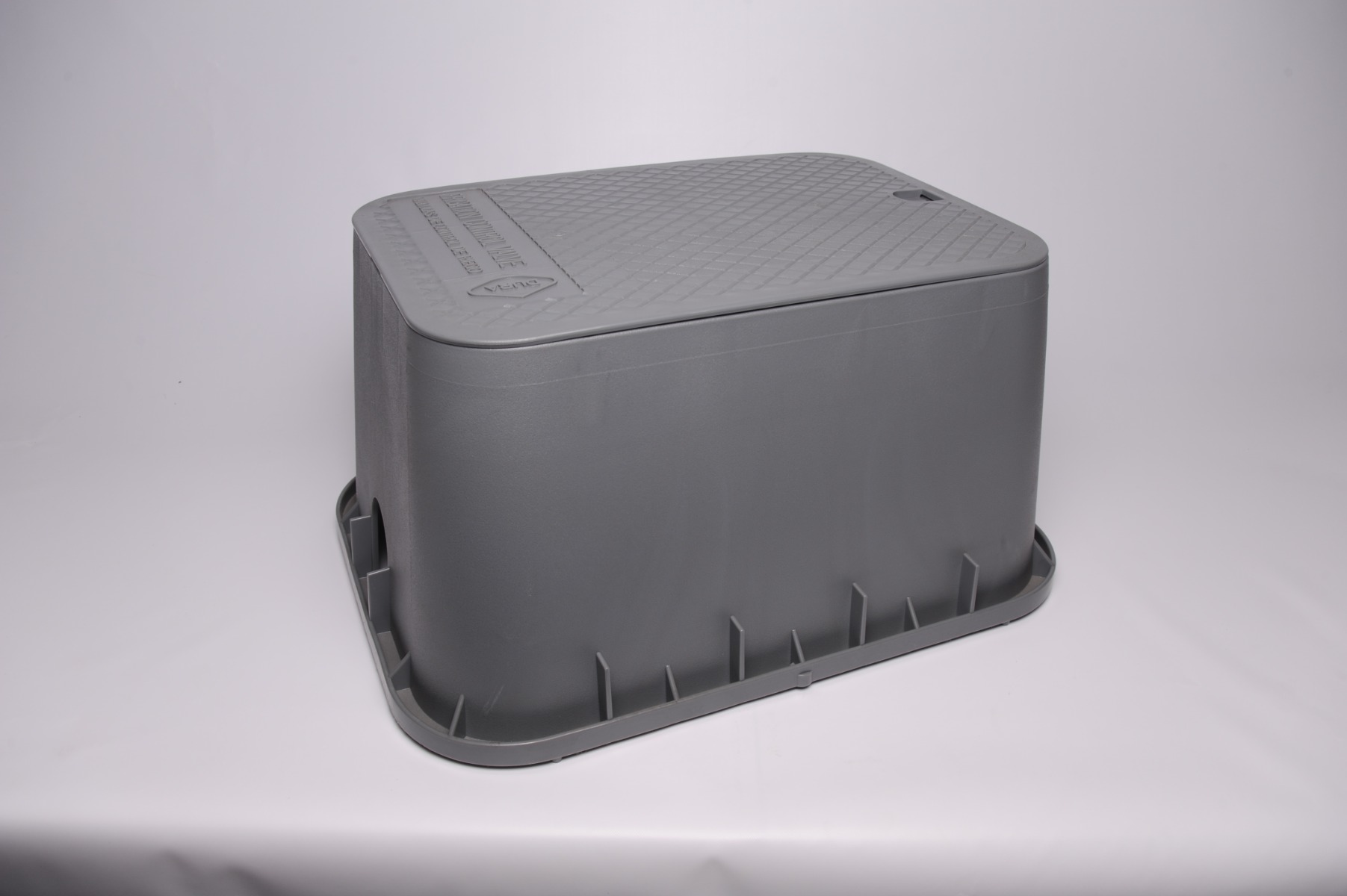 Rect. Valve Box (15X21X12") Grey / Grey - Telephone