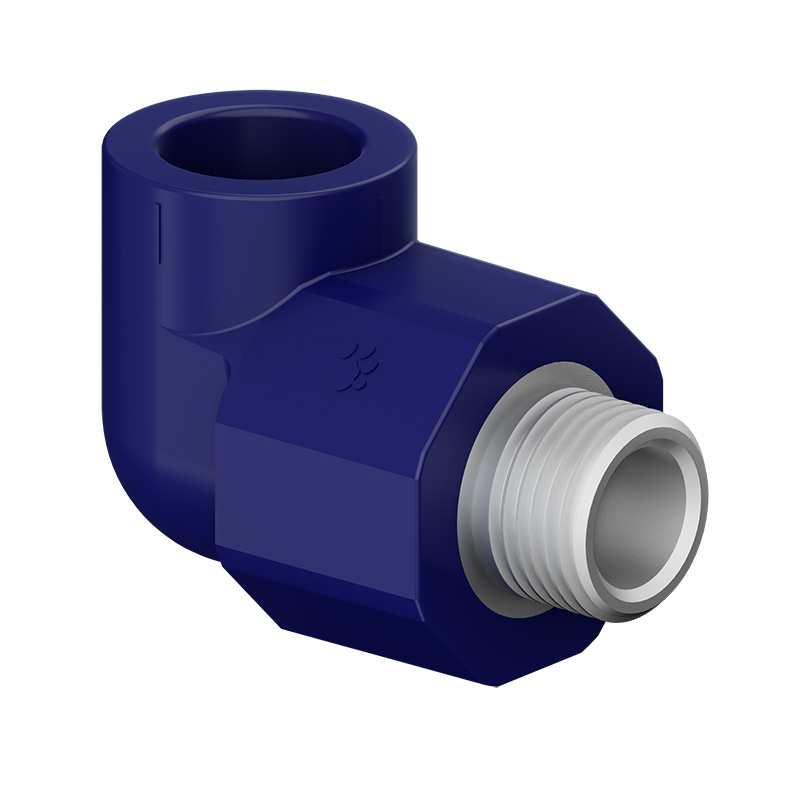 Joelho c/ rosca macho PPR Industrial