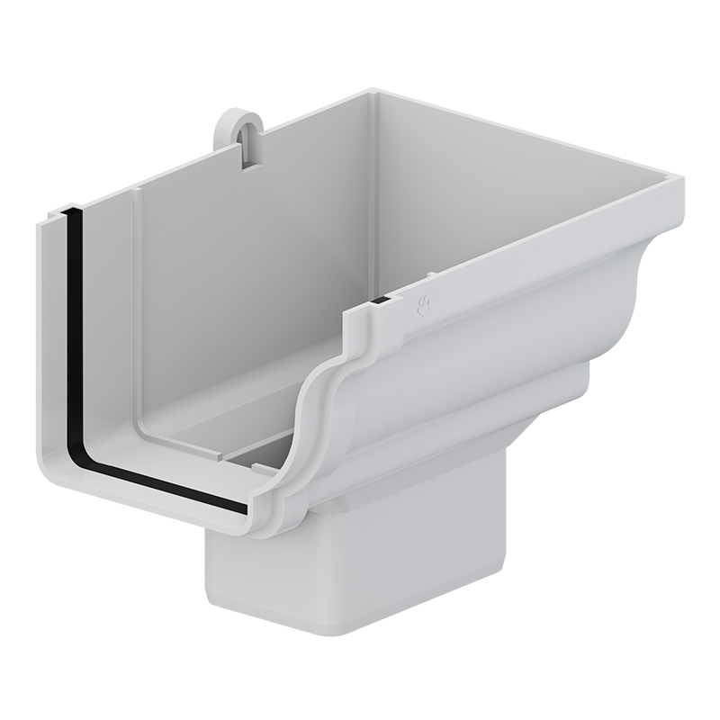 Embudo Rectangular Derecho Aquapluv Style