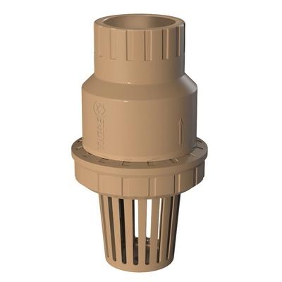 Valvula de Retencion con Canasto Soldable