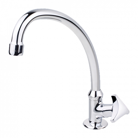 Torneira para Cozinha de Banca com Tubo Alto