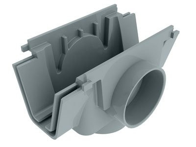 Bocal Ralo Linear Cinza