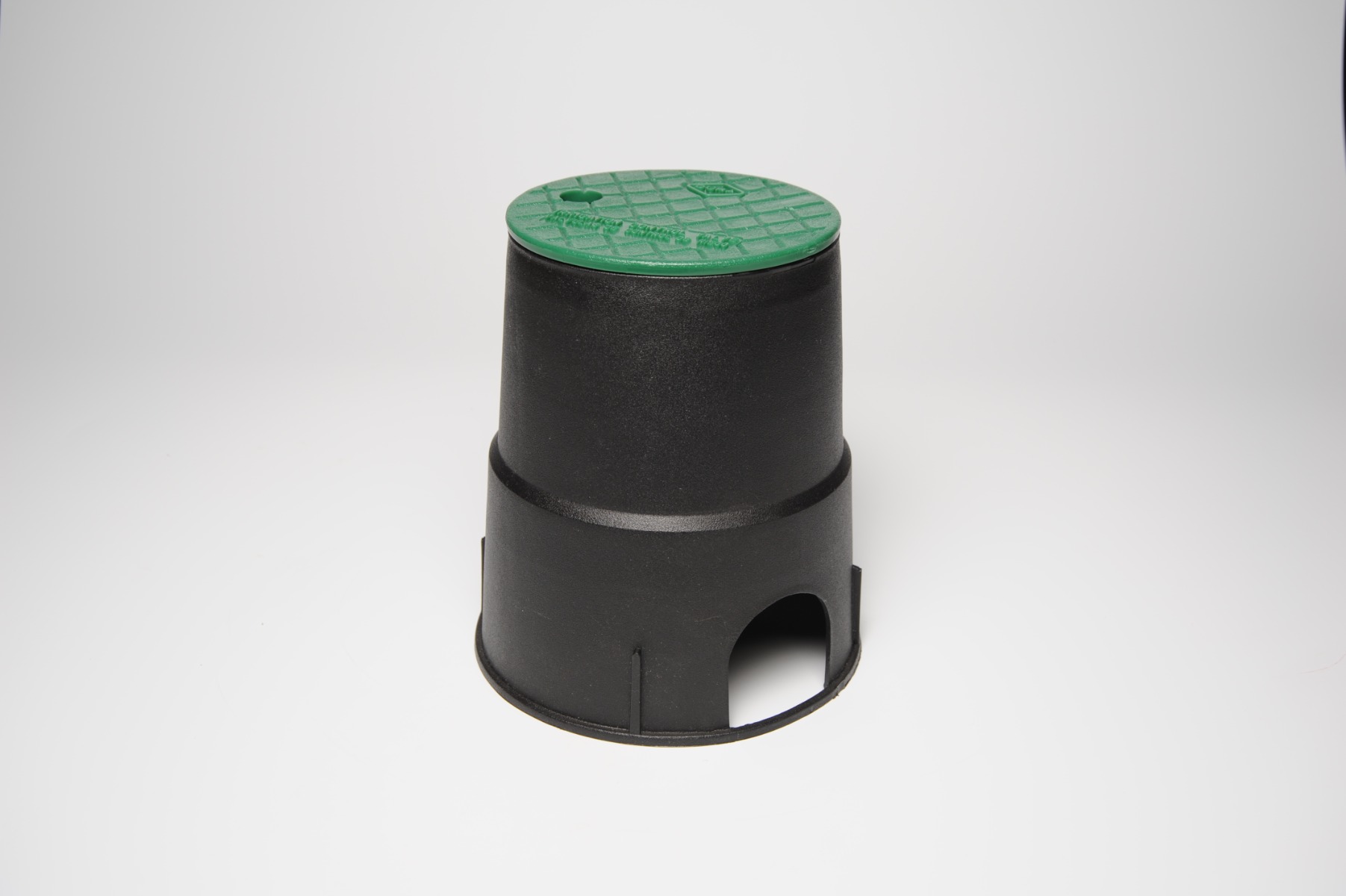 Round Valve Box (6") Black / Green