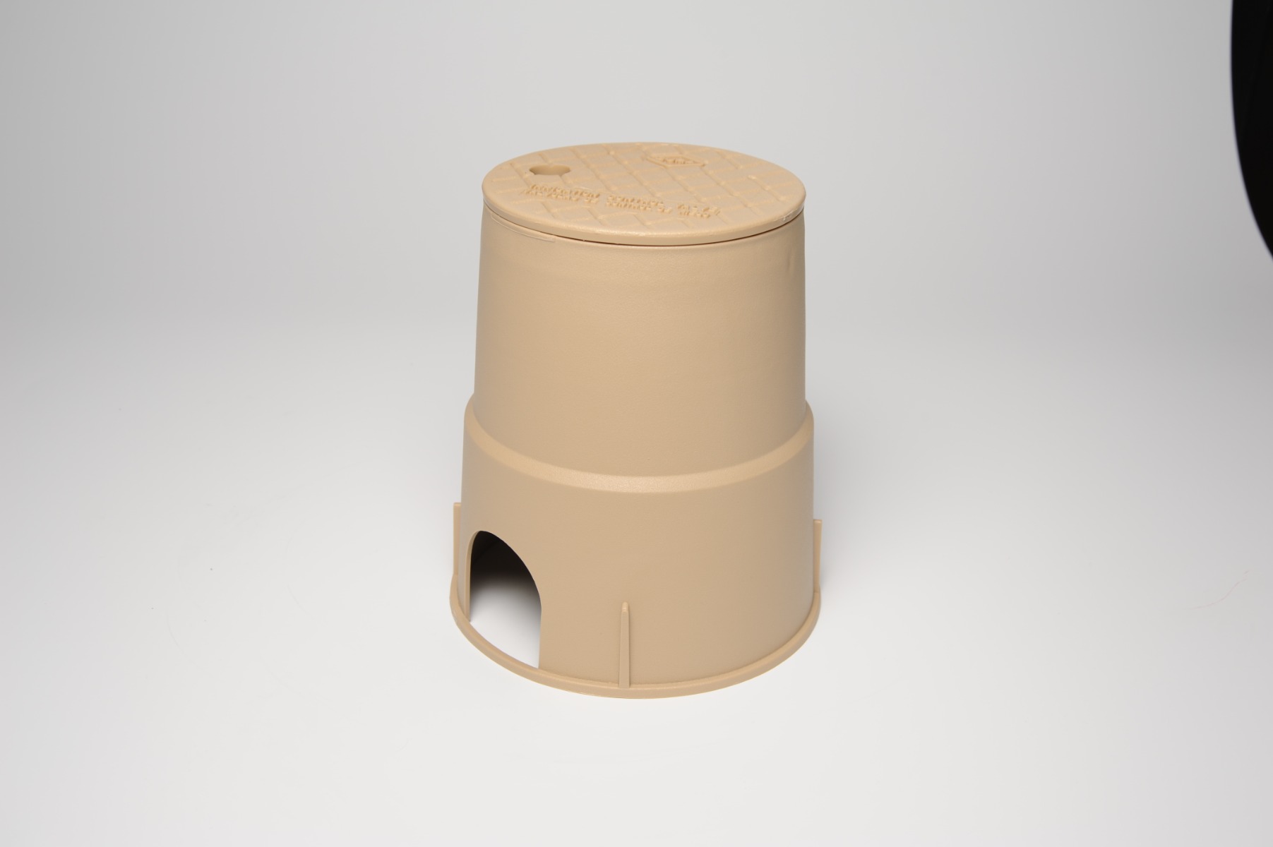 Round Valve Box (6") Tan / Tan