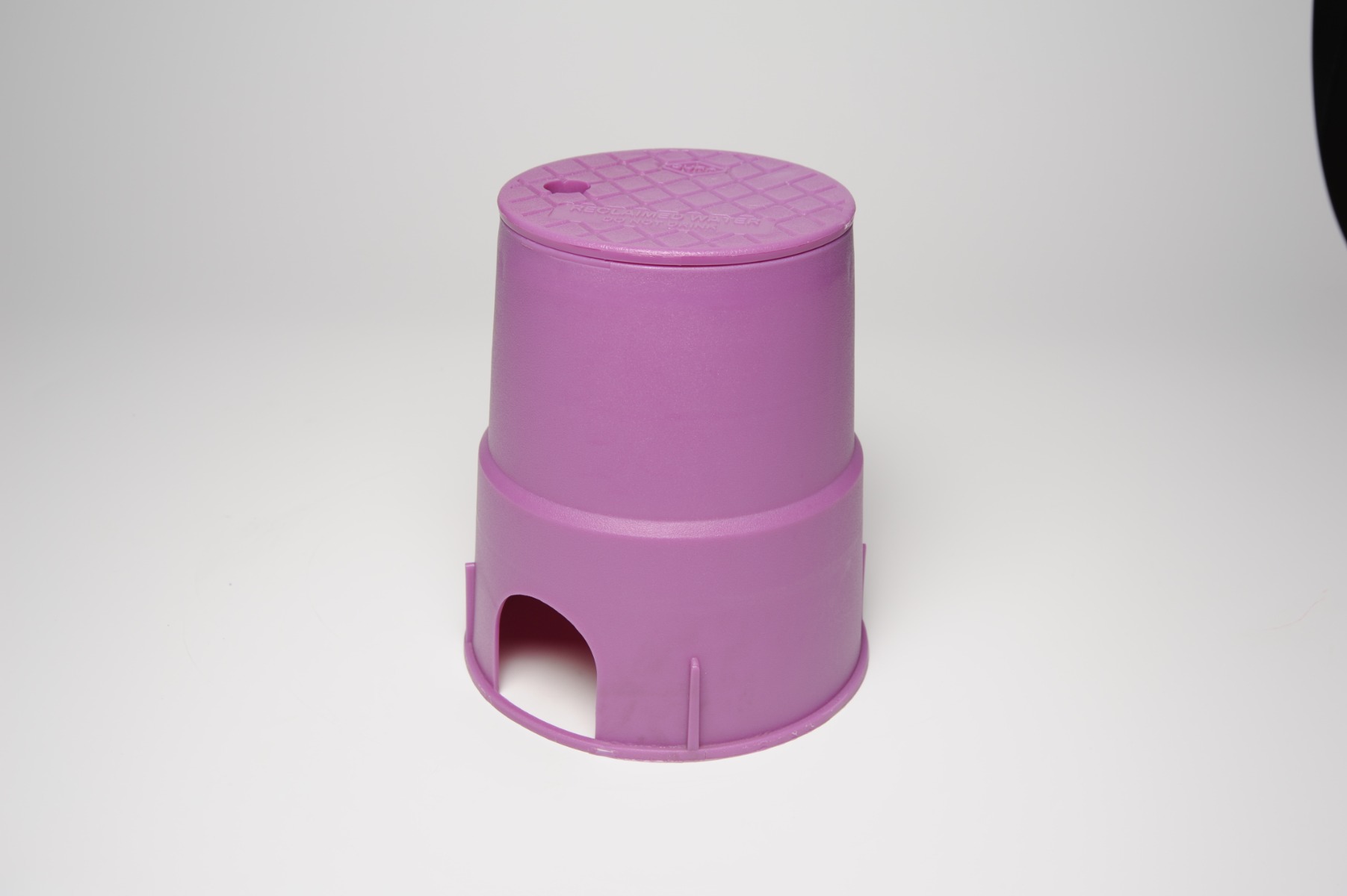 Round Valve Box (6") Purple / Purple