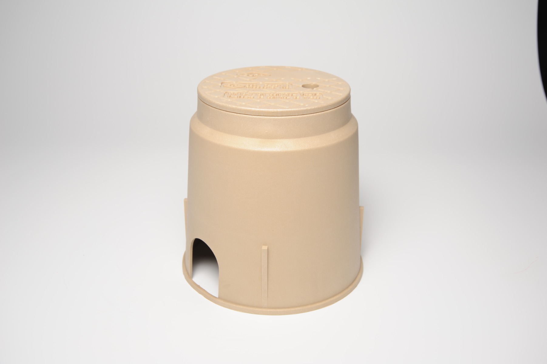 Round Valve Box (7") Tan / Tan