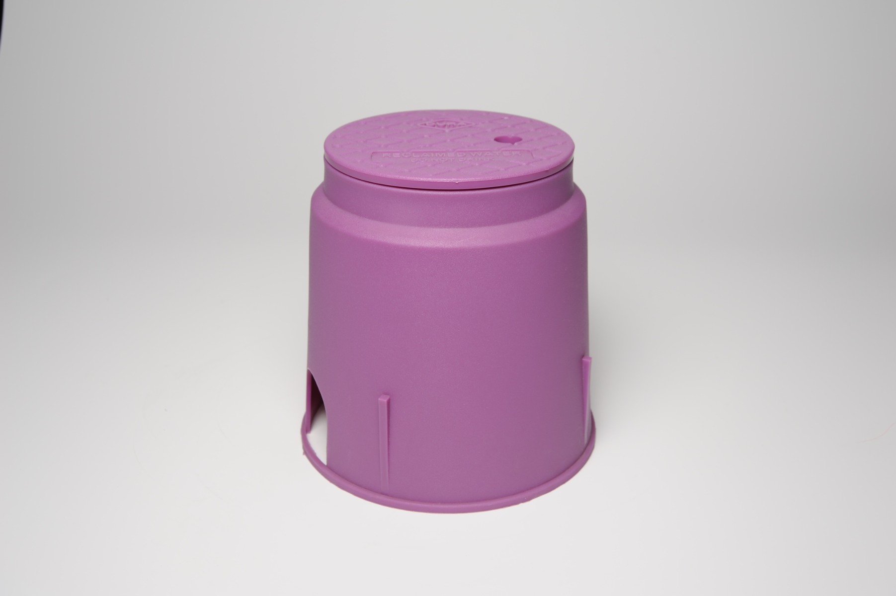 Round Valve Box (7") Purple / Purple