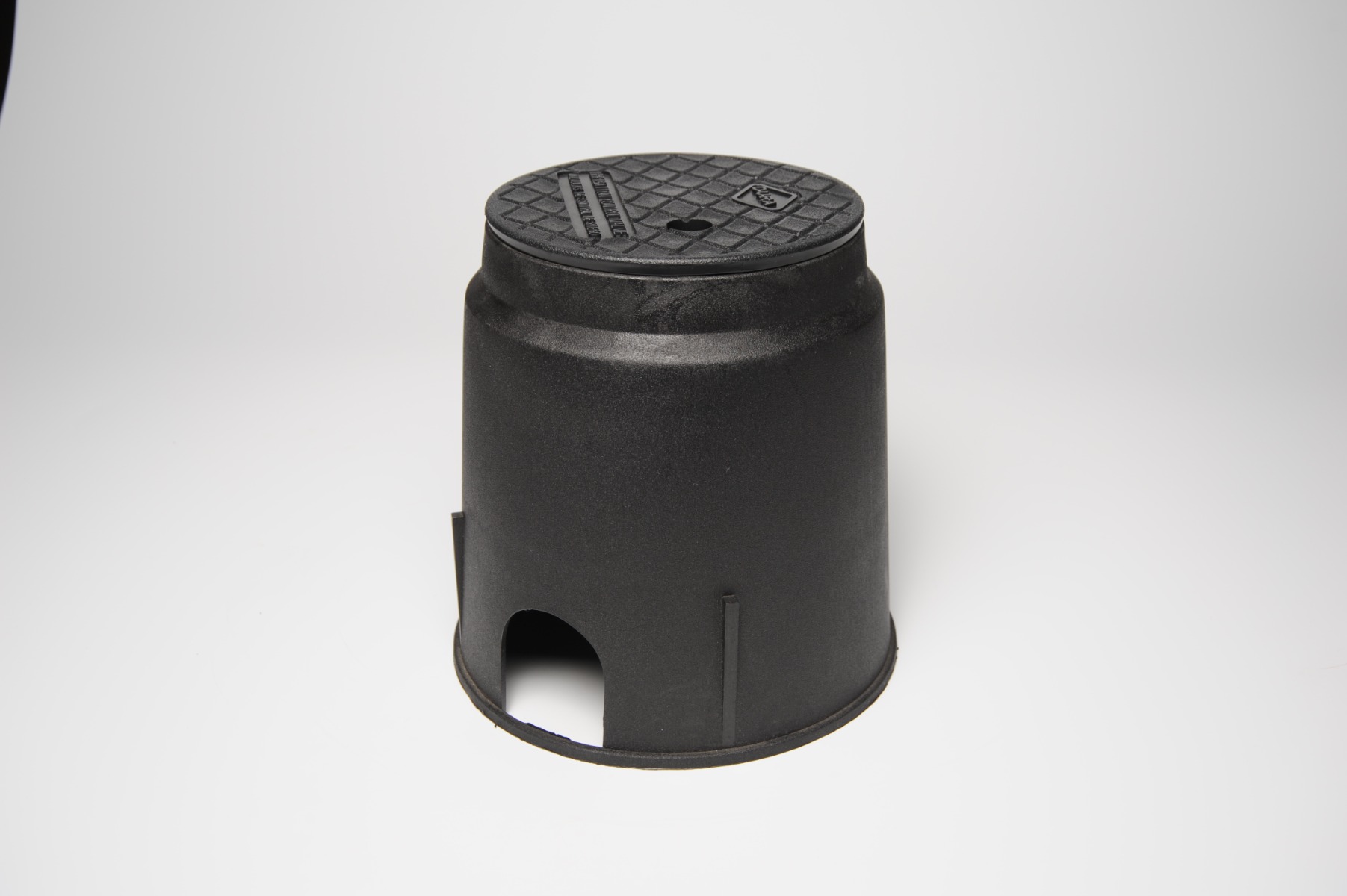 Round Valve Box (7") Black / Black