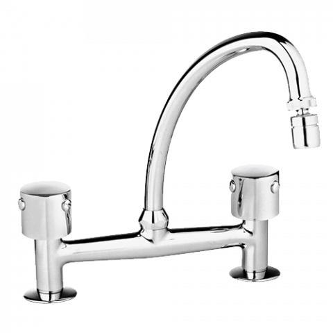 Misturador para Cozinha Banca com Tubo Alto e Móvel