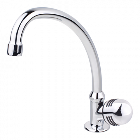 Torneira Alta para Cozinha com Tubo Móvel