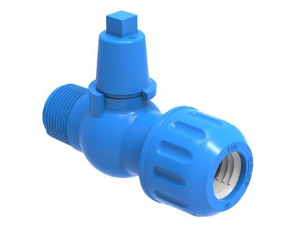 Adaptador para Ligação Ramal Predial com Registro em PVC