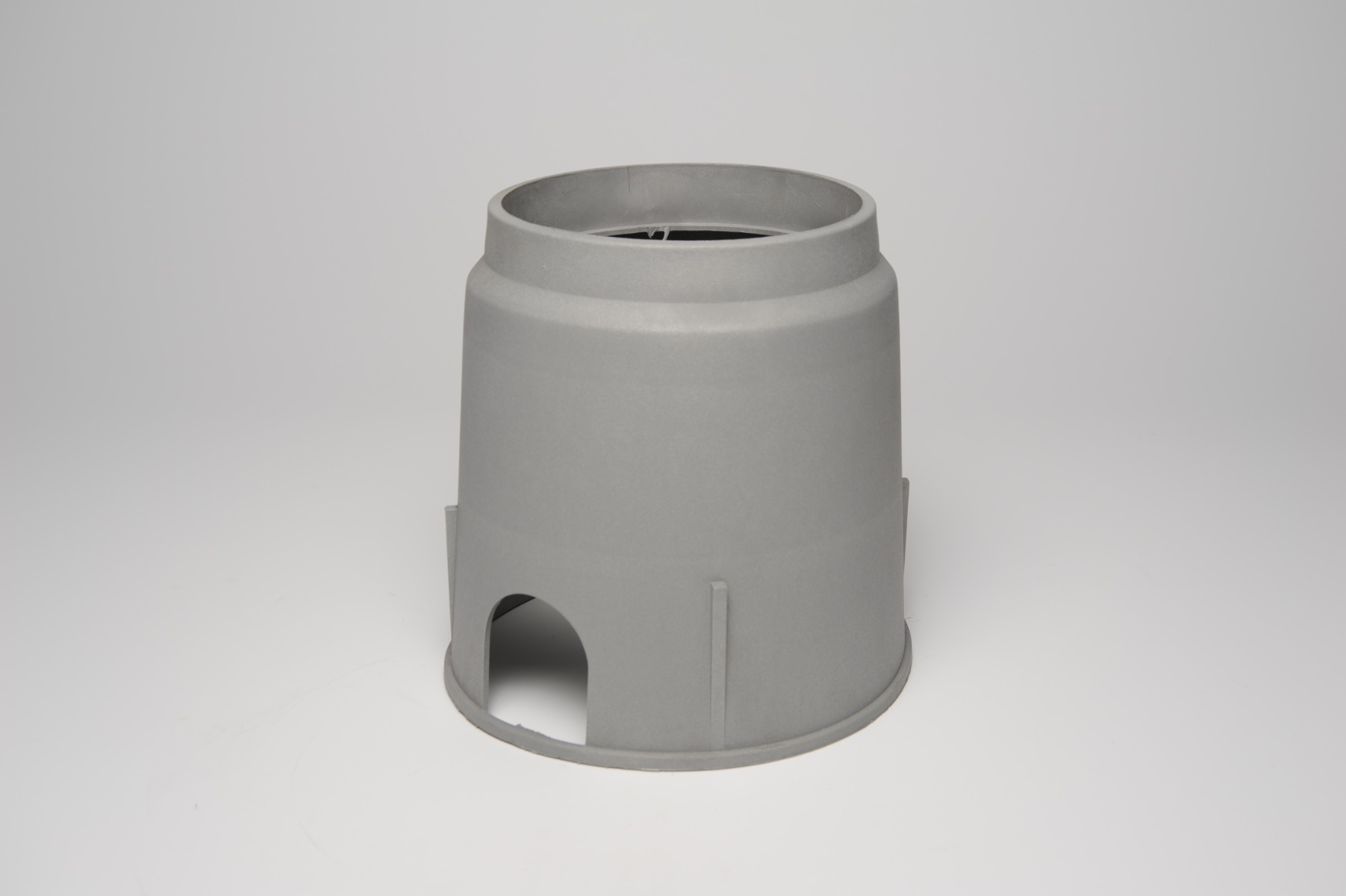 Round Valve Box (7") - Grey Body
