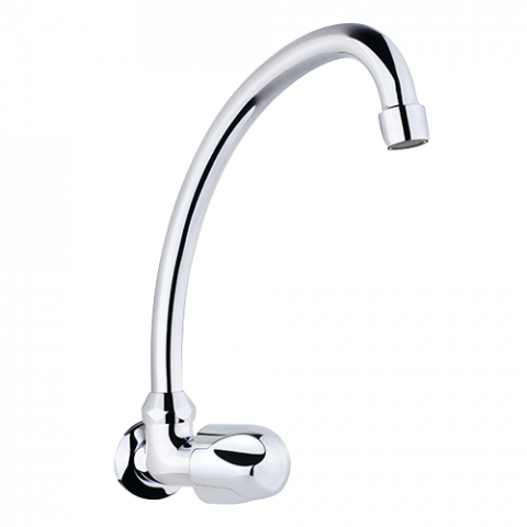 Torneira para Cozinha com Tubo Alto de Parede