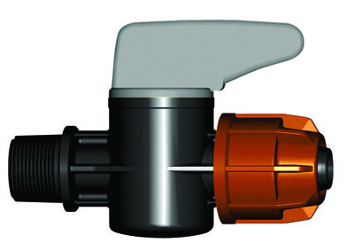 Registro Compressão 1/4” de Volta Rosca Macho