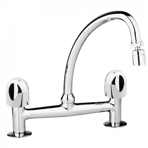 Misturador para Cozinha com Tubo Alto Móvel