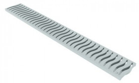 Grelha Ralo Linear Cinza