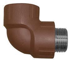 Codo 90º MH - Rosca Metalica