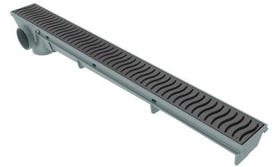 Ralo Lineal 50cm - Rejilla Gris