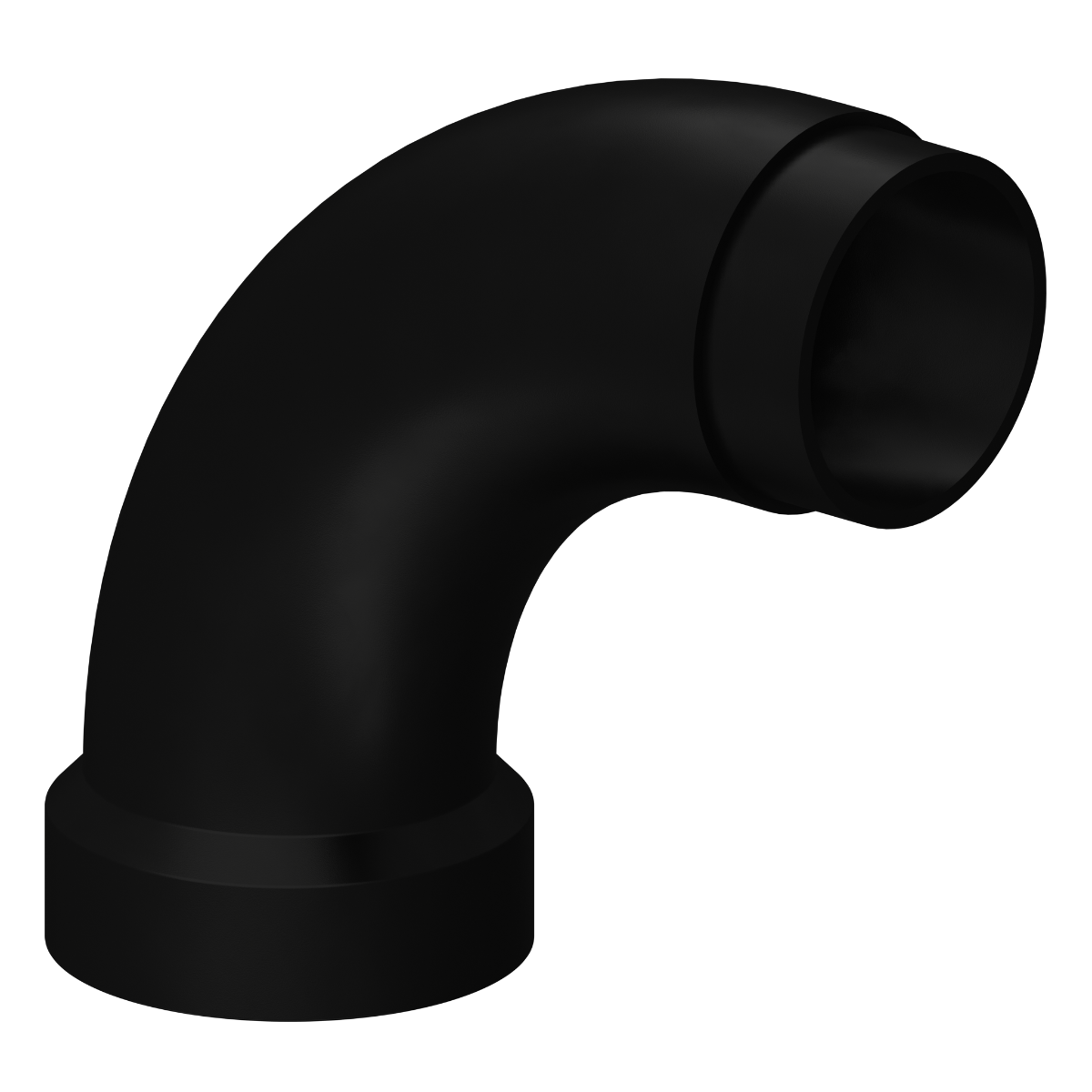 90 LONG SWEEP ELBOW STREET SXH DWV ABS