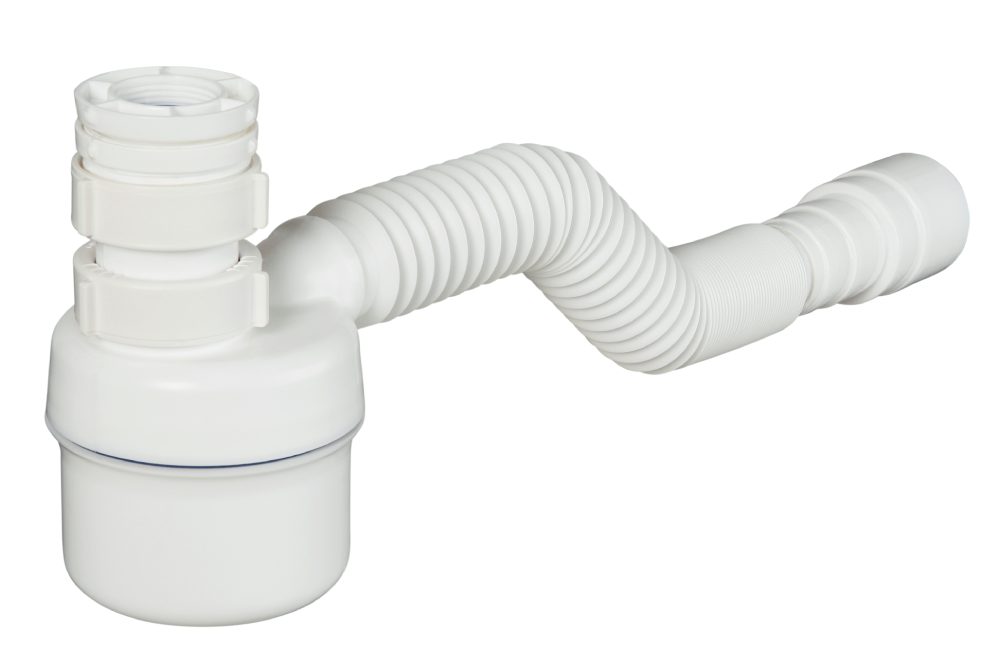 Sifão Ajustável Multiuso Copo Branco 32,5cm - 70cm
