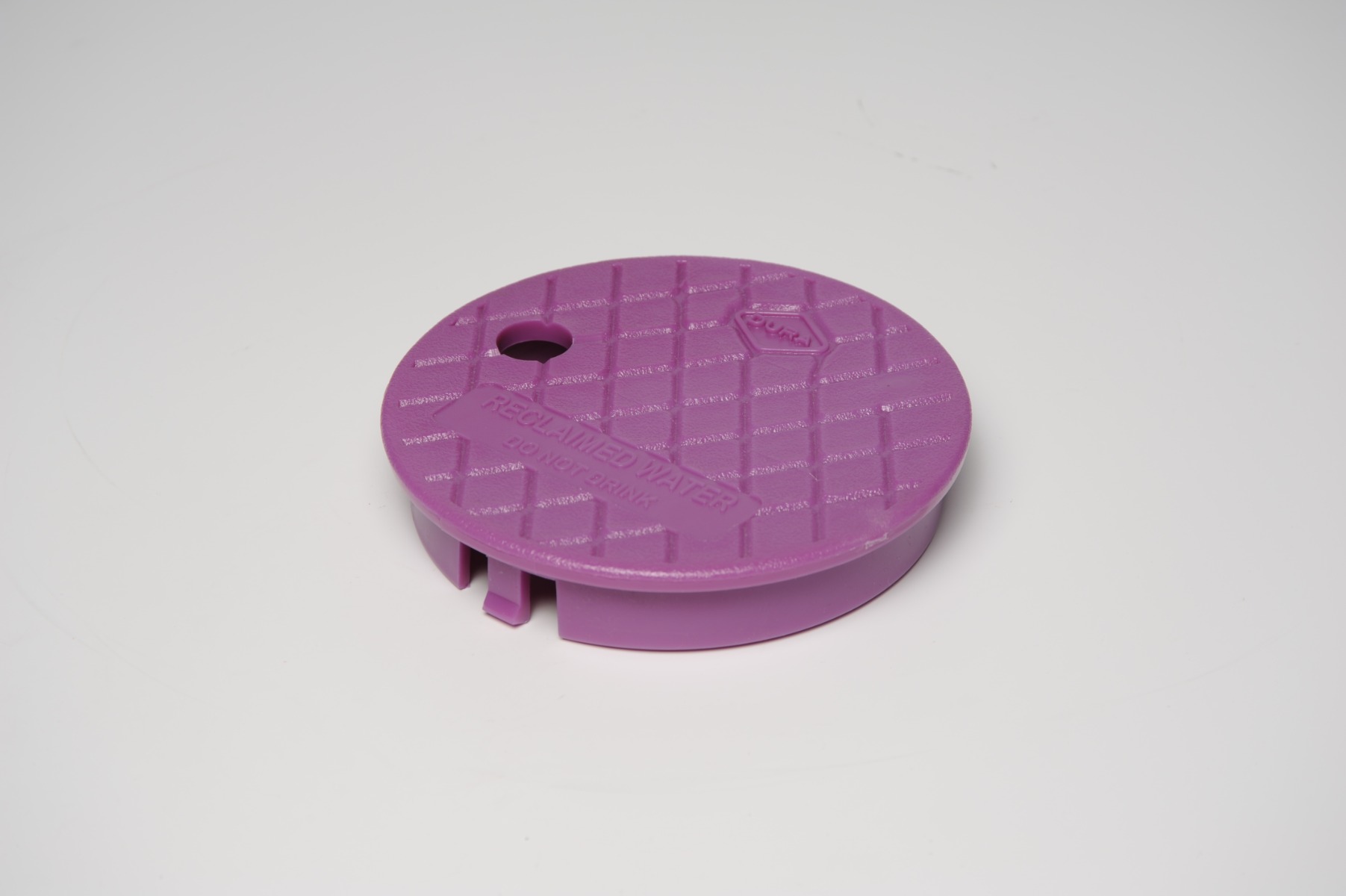 Round Valve Box (6") Purple Lid